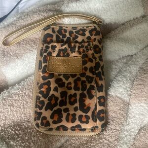 Lilly Pulitzer cheetah wristlet